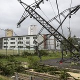 Le quartier des Forges (avec l'école en arrière-plan) avait lourdement été touché le 24 juillet dernier.